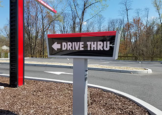 Burger King Directional Signage