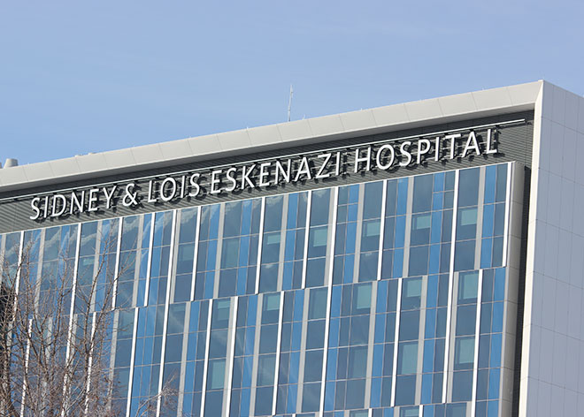 Allen Industries Eskenazi Hospital Signage