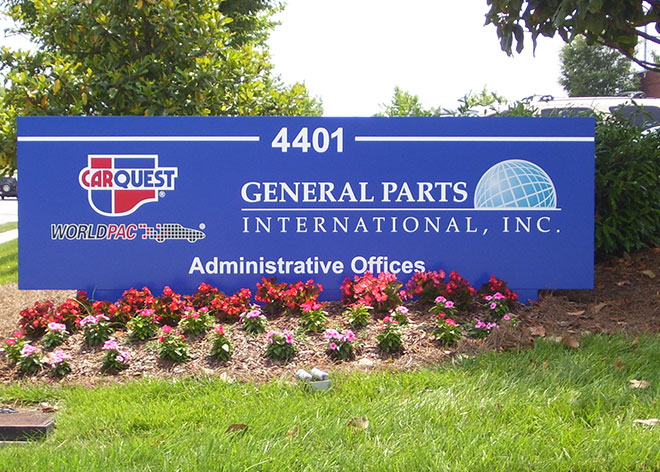 General Parts International Corporate Signage by Allen Industries