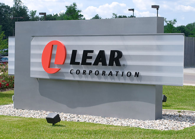 Allen Industries Designed Lear Corporation Signage