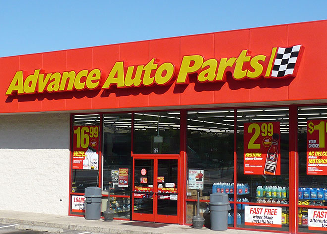Retail Signage Advance Auto Parts by Allen Industries