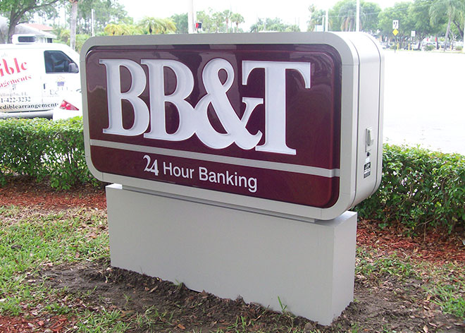 BB&T Signage by Allen Industries