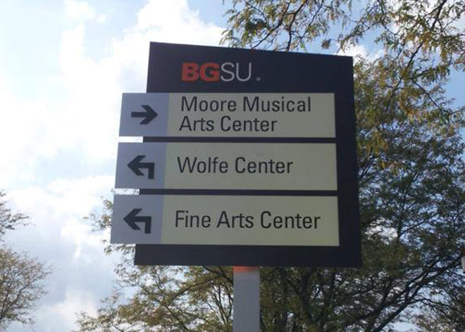 BGSU Signage by Allen Industries