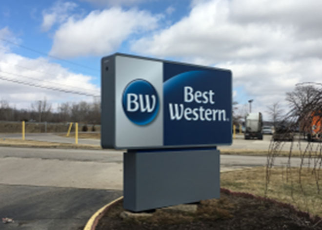 Best Western Allen Industries Hospitality Signage