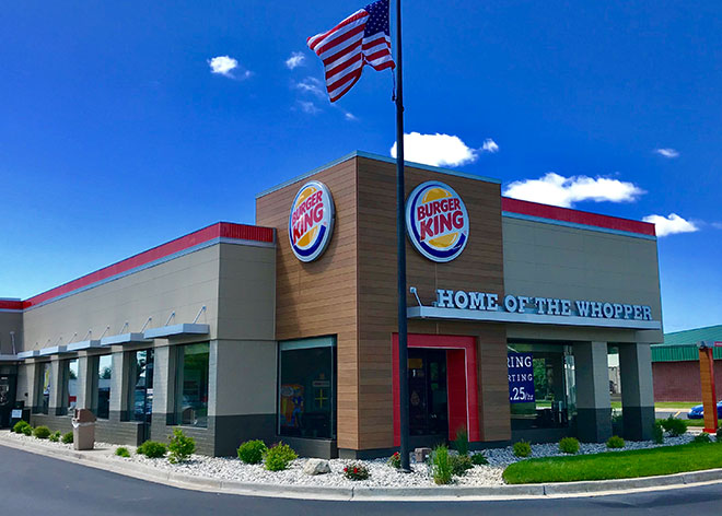 QSR Signage Burger King by Allen Industries