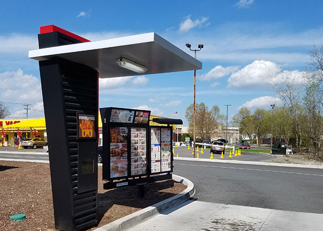 QSR Drive Through Signage by Allen Industries