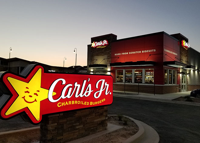 QSR Signage Carl's Junior by Allen Industries