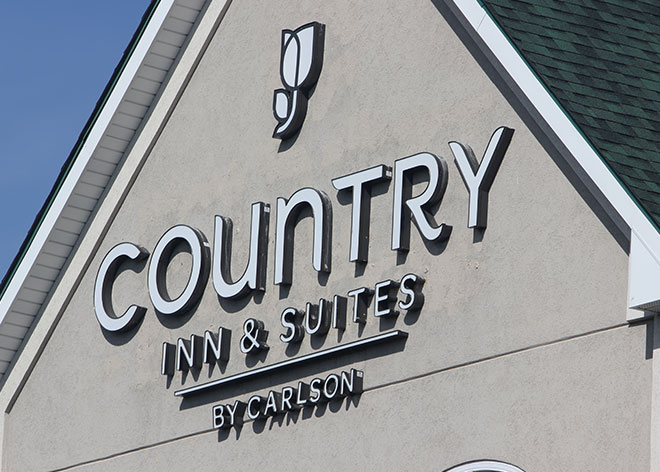 Country Inn Allen Industries Hospitality Signage