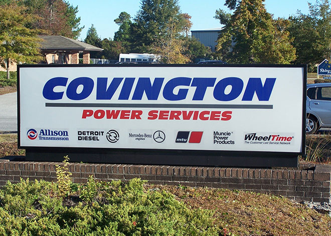 Allen Industries Covington Power Services Signage 