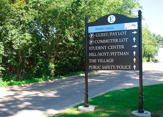 Allen Industries Designed Eastern Michigan University Signage