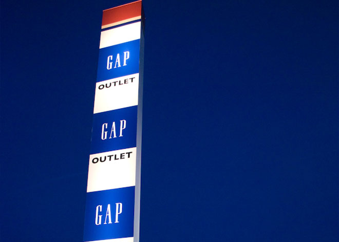 Gap Custom Signage by Allen Industries