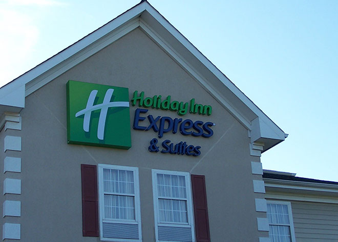 Holiday Inn Express Allen Industries Hospitality Signage