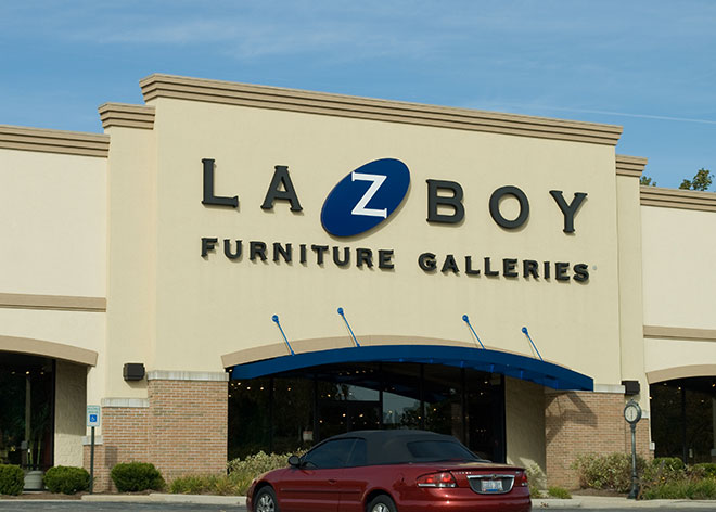 Retail Signage Lazy Boy by Allen Industries
