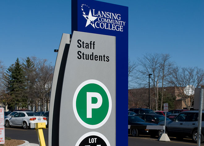 Allen Industries by Lansing Community College Signage