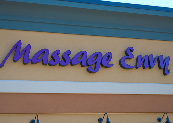 Retail Signage Massage Envy by Allen Industries