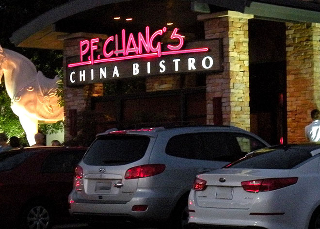 PF Changs Casual Dining Signage by Allen Industries
