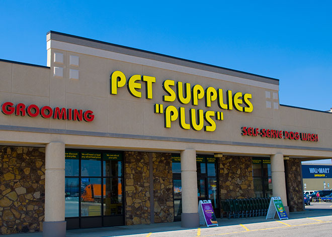 Retail Signage Pet Supplies Plus by Allen Industries