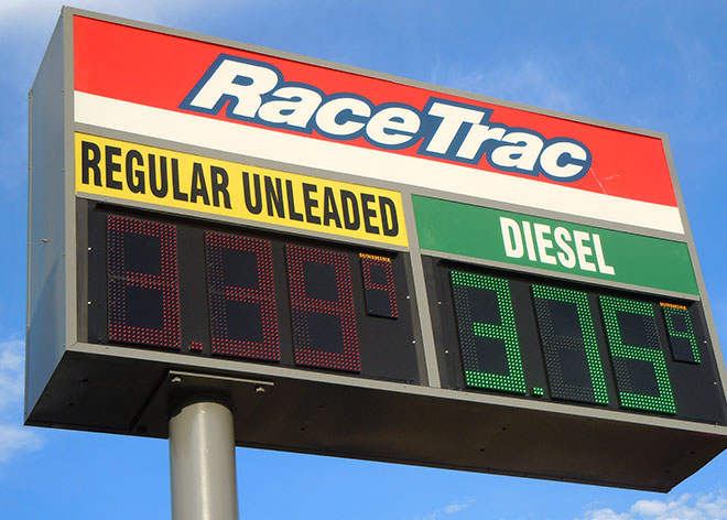 RaceTrac Allen Industries Petroleum Signage