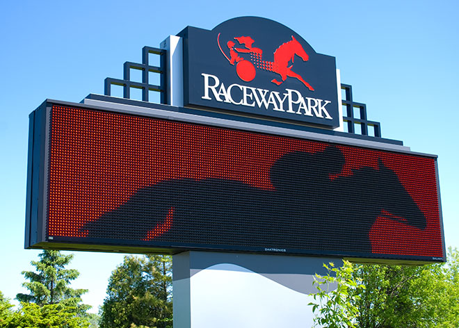 Raceway Park Stadium Signage by Allen Industries