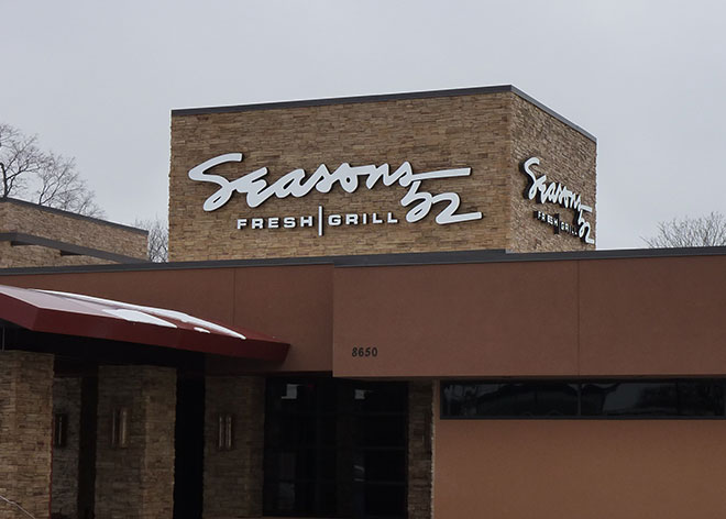 Allen Industries Designed Seasons Casual Dining Signage