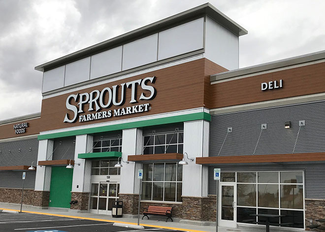 Sprouts Allen Industries Grocers Signage