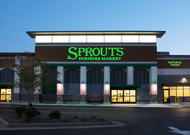 Sprouts Allen Industries Grocers Signage