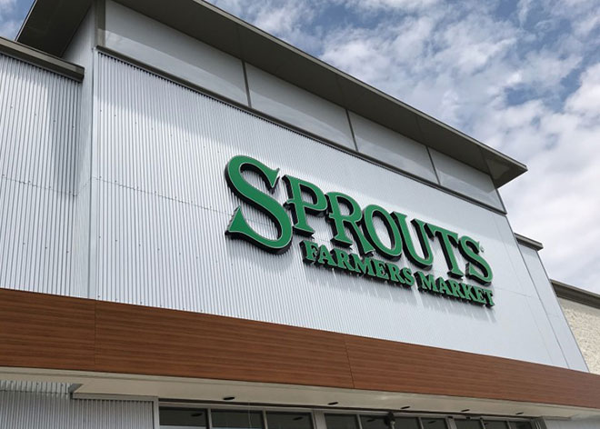 Sprouts Allen Industries Grocery Store Signage by Allen Industries