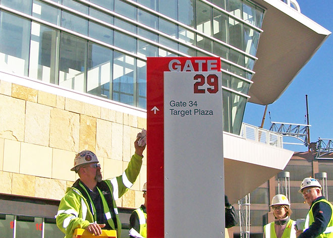 Allen Industries Stadium Signage