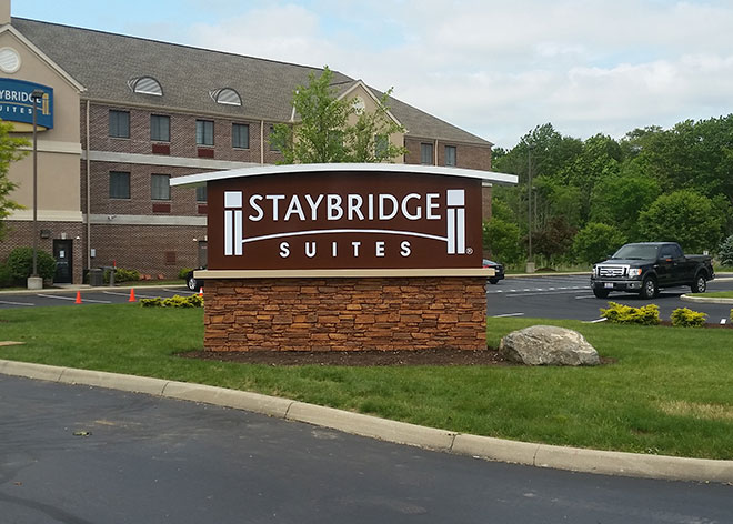 Staybridge Suites Allen Industries Hospitality Signage