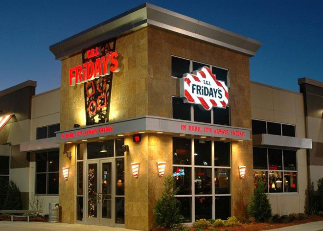 TGI Fridays Casual Dining Signage by Allen Industries