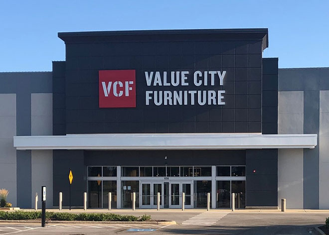 Retail Signage Value City Furniture by Allen Industries