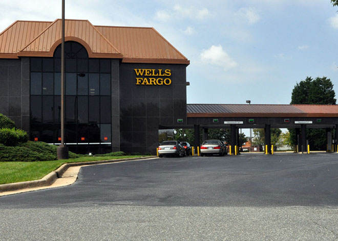 Allen Industries Wells Fargo Bank Signage