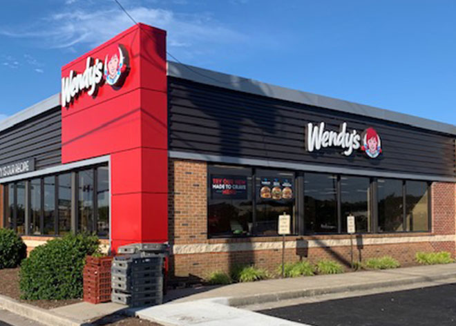 Wendys Restaurant Architectural Elements