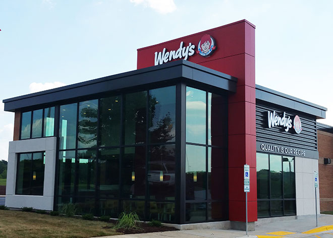 QSR Signage Wendys Store by Allen Industries