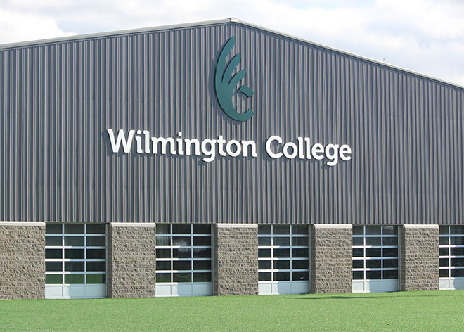 Allen Industries Designed Wilmington College Signage