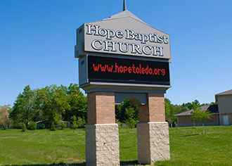 Outdoor Church Signs by Allen Industries