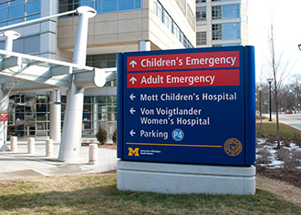 Outdoor Hospital Signs by Allen Industries